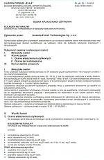 Badanie aplikacyjno u�ytkowe wykonane przez Laboratorium "ELLA".